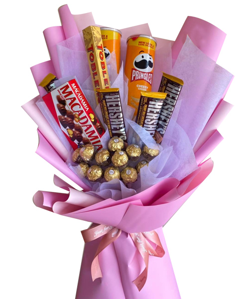 Chocolates In a Bouquet To Manila | Send Chocolate with Balloon To ...