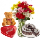 Send valentine's day rose bear and chocolate to philippines