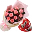 Send Women's Day Flower with Chocolate To Philippines