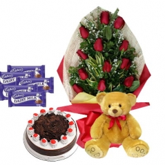 send flower with cake and bear to philippines
