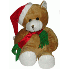 Christmas Ornaments 25cm Bear Send to Manila Philippines