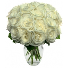 12 White Roses Delivery to Manila Philippines
