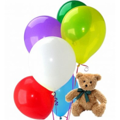 Balloons With Teddy Bear Delivery to Manila