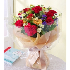 Mixed Gerberas w/ Mums Flower for valentines Online Delivery to Manila Philippines