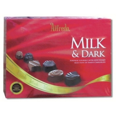 Alfredo: Milk & Dark Chocolate Box 110g Online to Manila Philippines