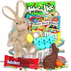 Classic Easter Bunny Gift Basket