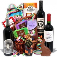 Red Wine & Chocolate Easter Basket