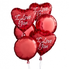 6 pcs Happy Valentines Balloons