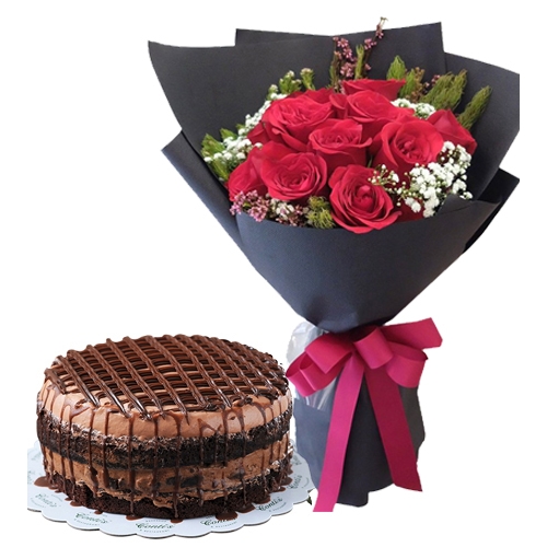 send flower with cake to manila