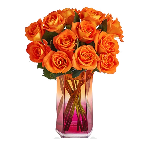 12 Orange Roses Delivery to Manila Philippines