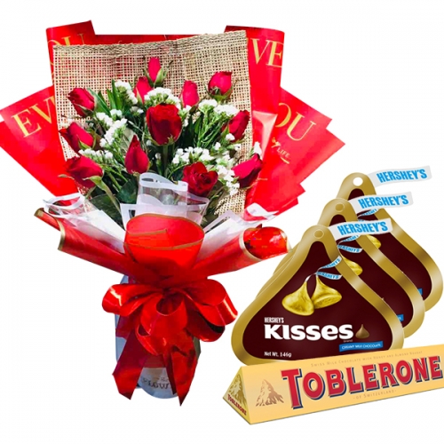 send flower with chocolate to Philippines