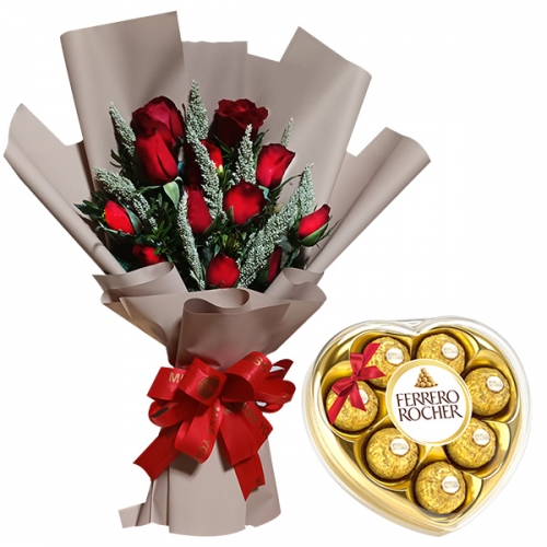 send flower with chocolate to Philippines