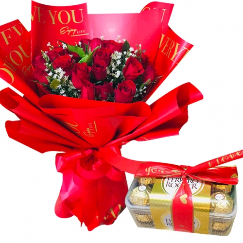 send flower with chocolate to Philippines