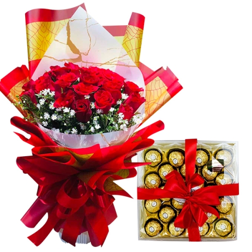 send flower with chocolate to Philippines