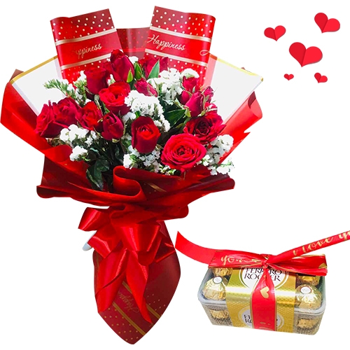 send flower with chocolate to Philippines