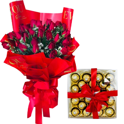 send flower with chocolate to Philippines