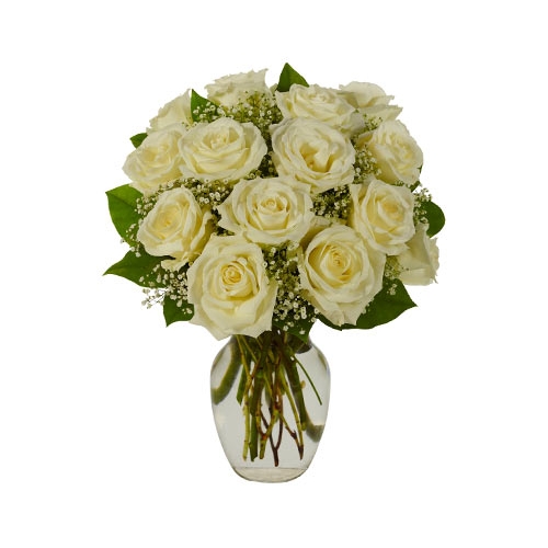 White Roses Bouquet Delivery to Manila Philippines