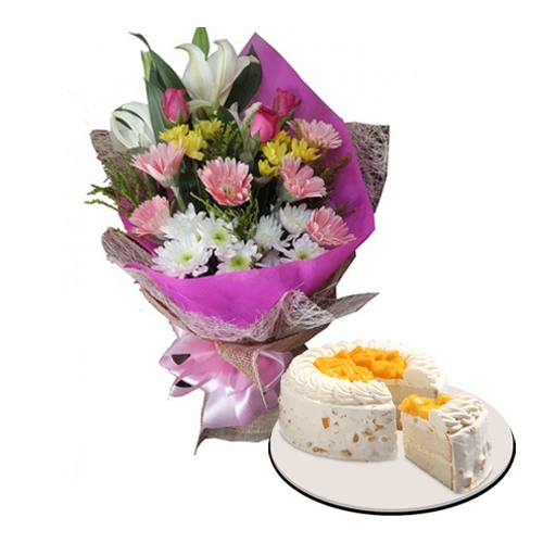 send flower with cake to manila,send flower with cake to philippines