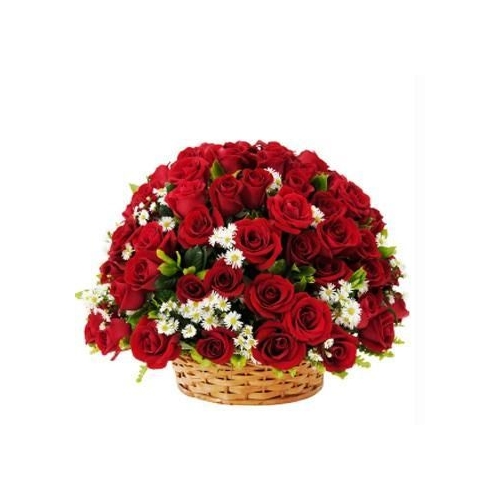 36 red roses in  basket send to manila, send 36 red roses to philippines