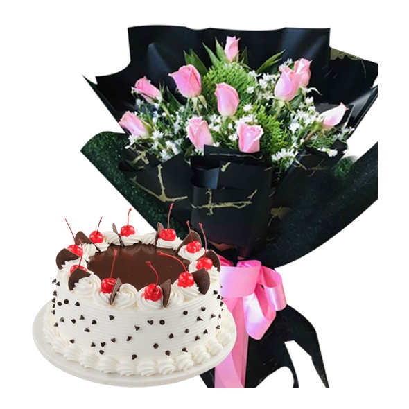 send flower with cake to Manila