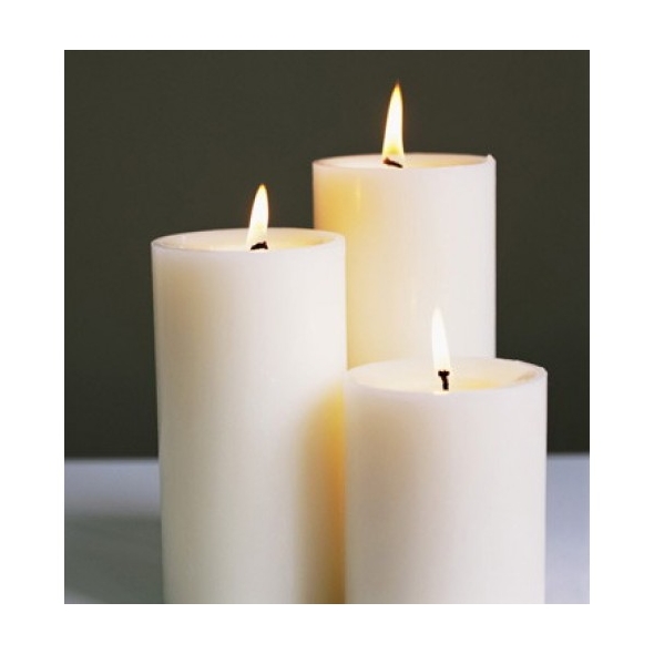 Send 3 Size White Candles to Manila