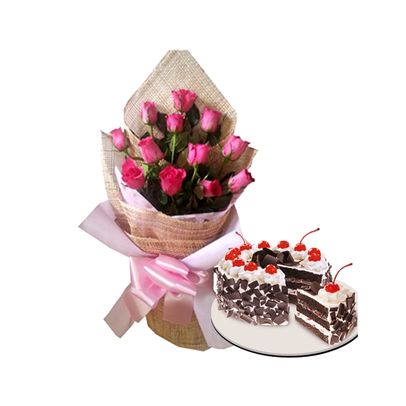 send flower bouquet with cake to manila, send cake to manila philippines