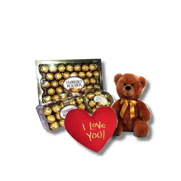 send bear with pillow and chocolates to philippines