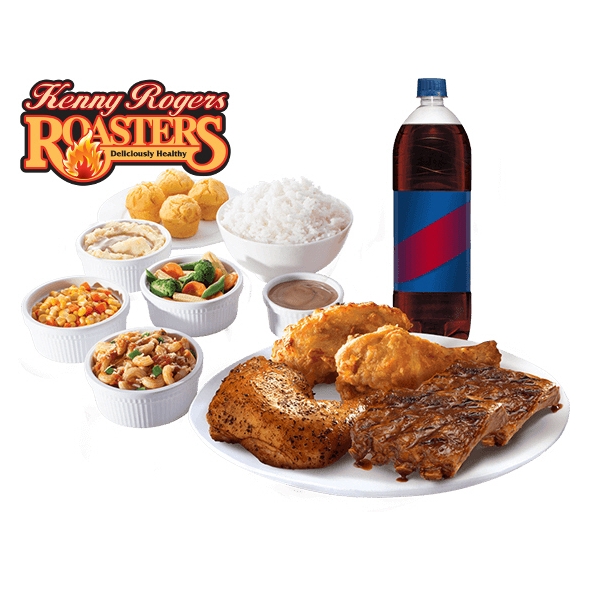 send Rib and Chicken Platter Group Meal By Kenny Rogers to Manila Philippines
