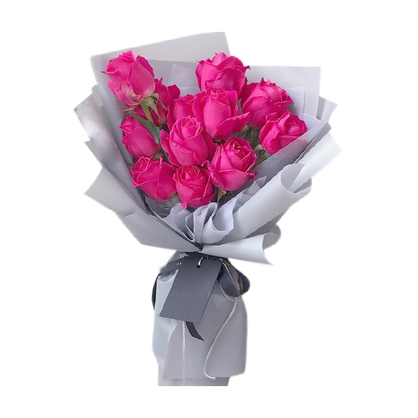Send Valentines pink color roses to Philippines