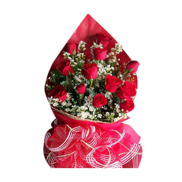 Send One Dozen Rose in bouquet to Philippines