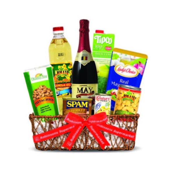 Holiday Delight grocery gifts basket to Manila