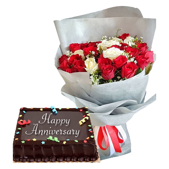 send anniversary flowers with cake to manila philippines