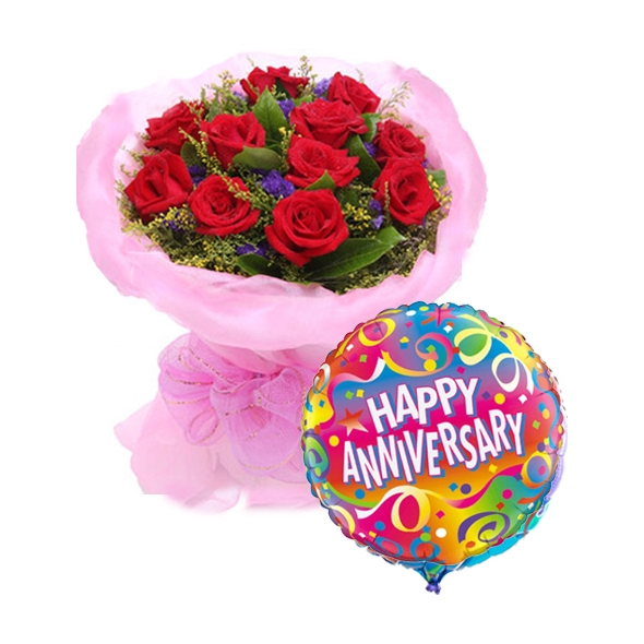 send anniversary flowers and balloon to philippines