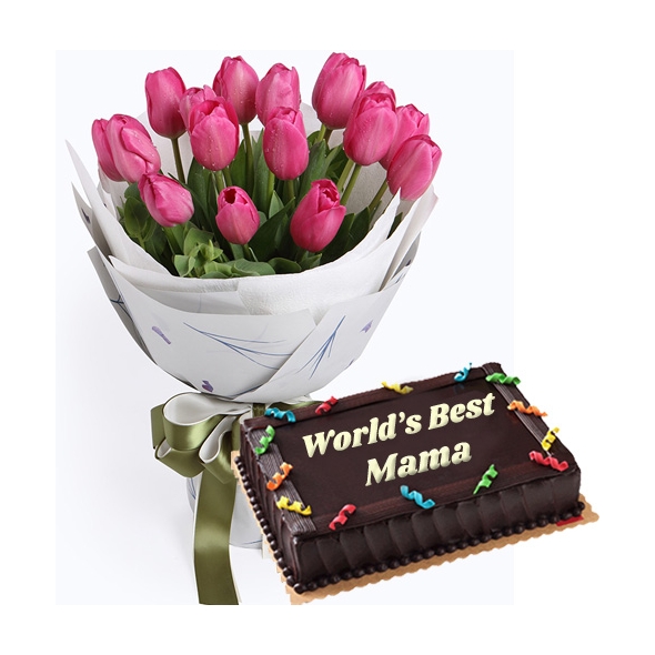 Send Mother's Day Flowers & Cake to Laguna