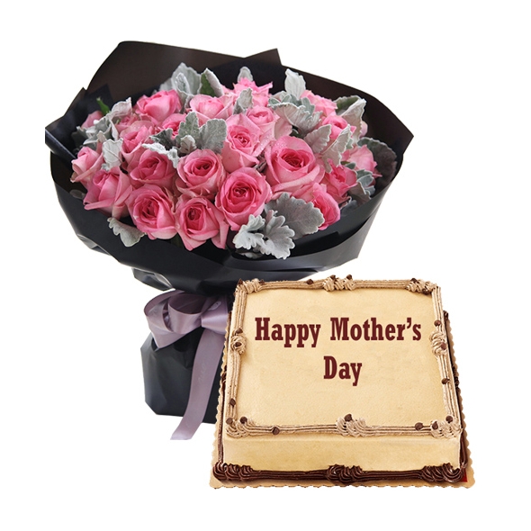 Send Mother's Day Flowers & Cake to Laguna