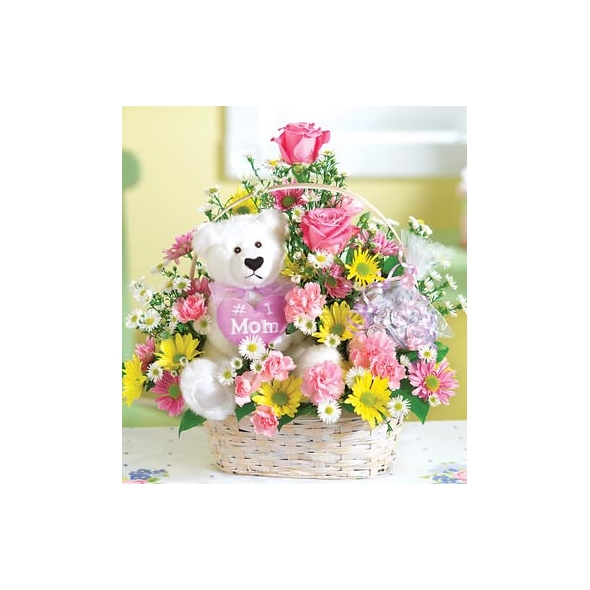Flowers w/ Bear for valentines Send to Manila Philippines