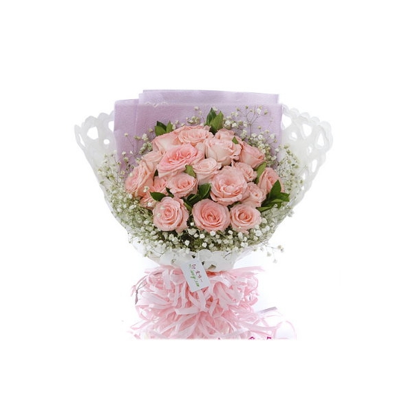 18 Pink Roses Bouquet Delivery to Manila Philippines